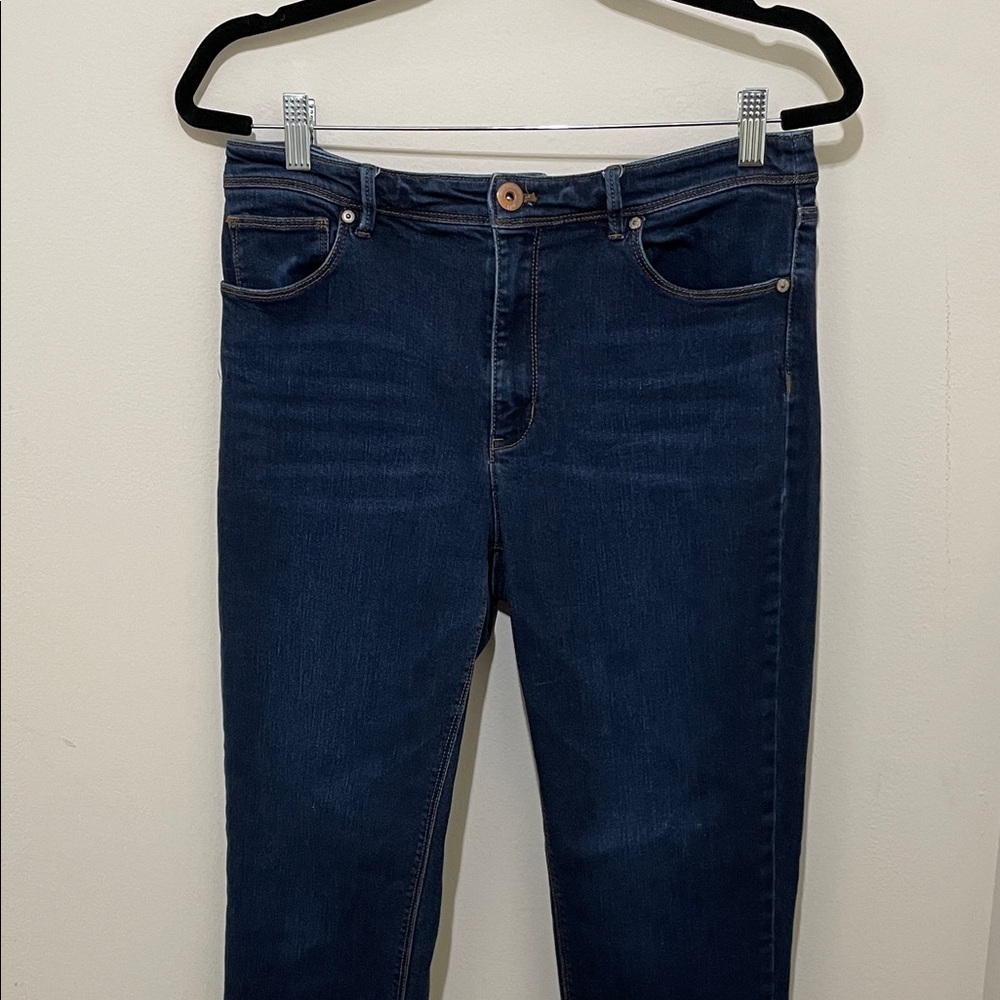 Women's J. Jill High-rise Straight Leg Blue Jeans, Size 10 - Picture 3 of 15